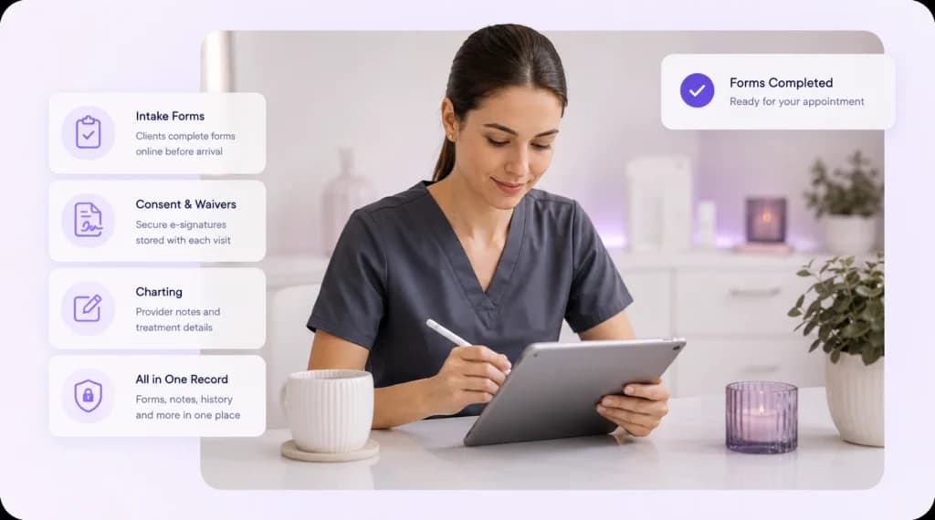 Forms & Charting Replaces Paper Intake Sheets