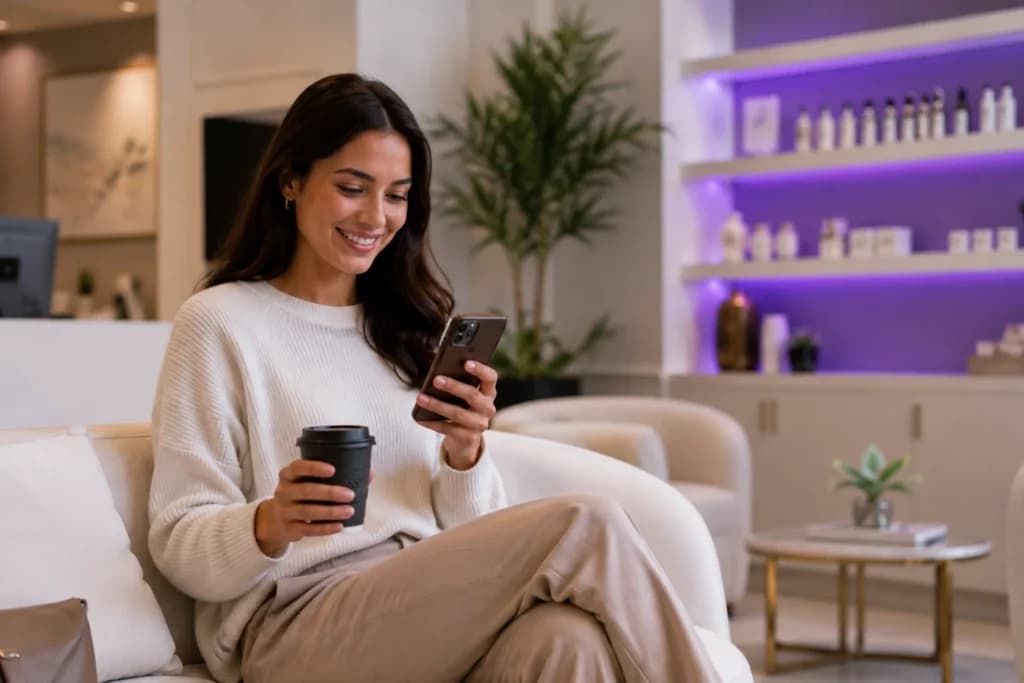 Pandacue's Virtual Waiting Rooms feature for salon and spas: Skip the Lobby, Save Time